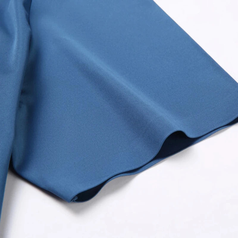 Men'S Ultra Stretch Short Sleeve Shirt Business Casual Breathable Stretchable Abrasion-Resistant Solid Color Short Sleeve Shirt